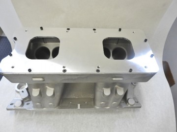 Alkydigger's Small Block Chevy 23 Degree Tunnel Ram Custom - Std Deck   Best flowing SB tunnel Ram